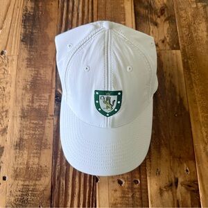 White golf Cap with green Royal Dornach Crest